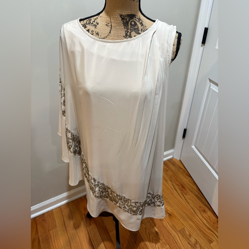 🌸FREE PEOPLE Beaded One Shoulder Dress